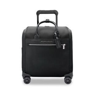 Briggs & Riley Black 4 wheel under seat carry-on